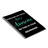 Carnet Sometimes You Forget You're Awesome (Côté Droit)