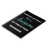 Carnet Sometimes You Forget You're Awesome (Côté gauche)