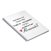 Carnet Sometimes You Forget You're Awesome Notebook (Côté Droit)