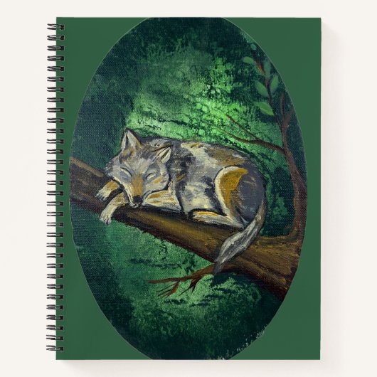 Carnet Sommeil profond - œuvre d'art faite main (Devant)