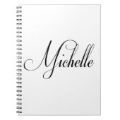 Carnet Son nom est Michelle Calligraphy (Devant)
