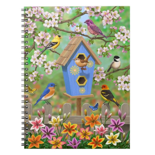 Carnet Songbirds Lily Garden Birdhouse (Devant)