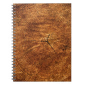 Carnet Sonnerie annuelle texture du bois (Devant)