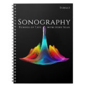 Carnet Sonographie - Ondes Ultrasoniques Colorées (Devant)