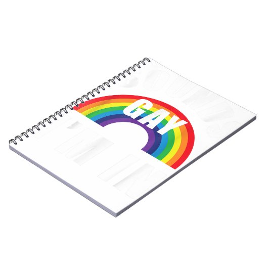 Carnet Sons Gay Je suis en chemise drôle LGBT Gay Lesbian (Côté gauche)