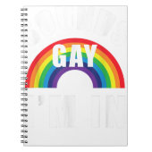 Carnet Sons Gay Je suis en chemise drôle LGBT Gay Lesbian (Devant)
