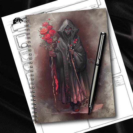 Carnet sorcellerie | Sorcière foncée foncée foncée brilla