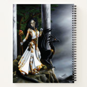 Carnet Sorceress Black Dragon Imaginaire blanc (Dos)