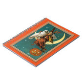 Carnet Sorcier et hibou nostalgiques de joyeux Halloween (Côté gauche)