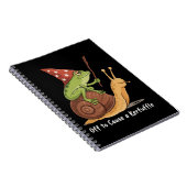 Carnet Sorcier Grenouille Fantaisiste Part pour Causer un (Côté Droit)