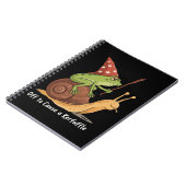 Carnet Sorcier Grenouille Fantaisiste Part pour Causer un (Côté gauche)