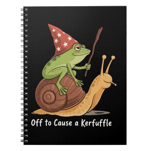 Carnet Sorcier Grenouille Fantaisiste Part pour Causer un (Devant)