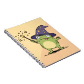 Carnet Sorcier Grenouille Lançant des Sorts (Côté Droit)