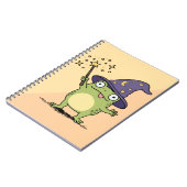 Carnet Sorcier Grenouille Lançant des Sorts (Côté gauche)