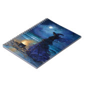 Carnet Sorcière au bord de la mer Lune (Côté gauche)