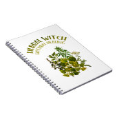 Carnet Sorcière de fines herbes - guérison naturelle, (Côté Droit)