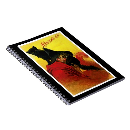 Carnet Sorcière de Halloween ancienne (Côté Droit)