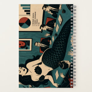 Carnet Sorcière de la mer du milieu du siècle lors d'une