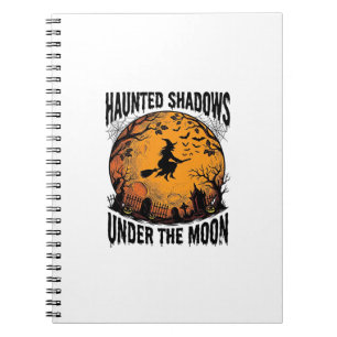 Carnet Sorcière de Lune d'Halloween Chemise de Nuit Vinta