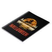 CARNET SORCIÈRE DE NUIT D'HALLOWEEN (Côté gauche)