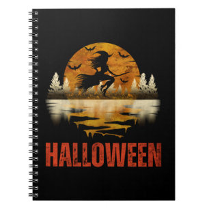 CARNET SORCIÈRE DE NUIT D'HALLOWEEN