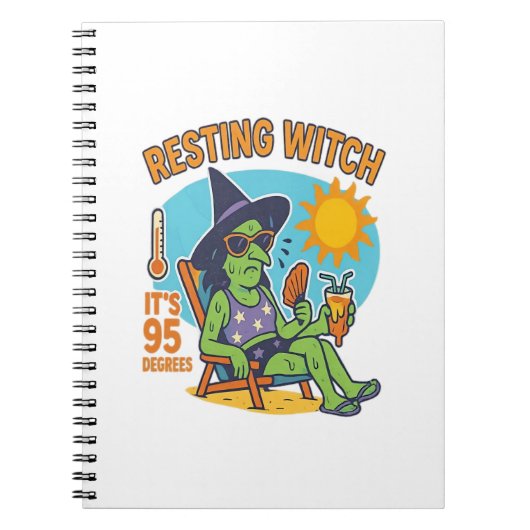 Carnet Sorcière de repos - Summerween Premium (Devant)