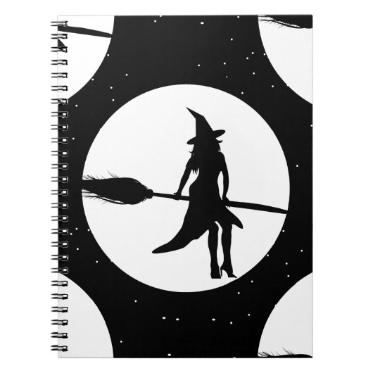 Carnet sorcière d'halloween (Devant)