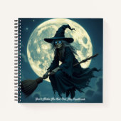 Carnet Sorcière d'Halloween (Devant)