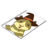 Carnet Sorcière d'Halloween de porc de Guinée (Côté gauche)