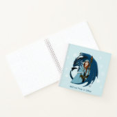 Carnet  Sorcière du Dragon Bleu Flocons de Neige (Intérieur)