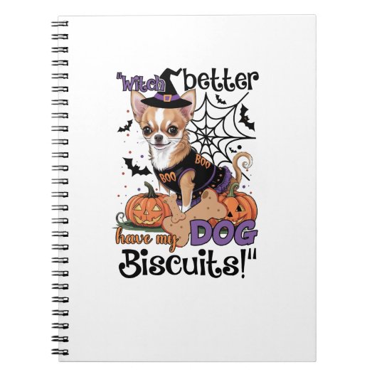 Carnet Sorcière ferait mieux d'avoir mes biscuits pour ch (Devant)