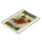 Carnet Sorcière vintage d'Halloween (Côté gauche)