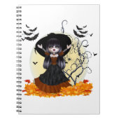 CARNET SORCIÈRES HEUREUSES DE HALLOWEEN (Devant)