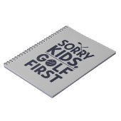 Carnet Sorry Kids Golf First Bold Golf Humor Art (Côté gauche)