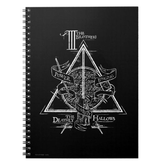 Carnet Sort Harry Potter | RELIQUES DE LA MORT Graphique (Devant)