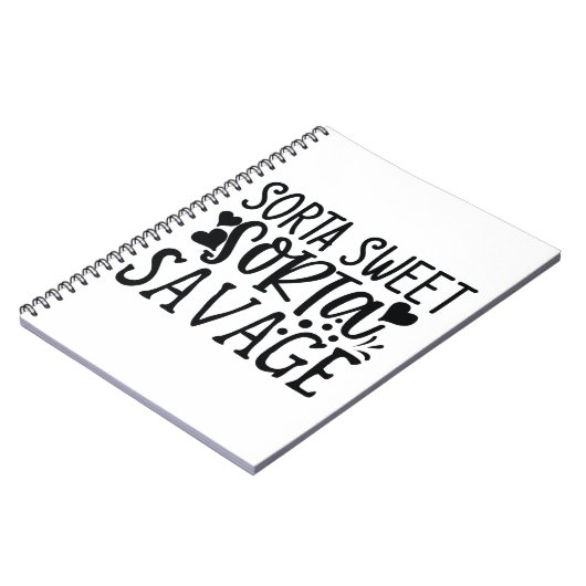 Carnet Sorta Sweet Sorta Savage (Côté gauche)