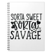 Carnet Sorta Sweet Sorta Savage (Devant)