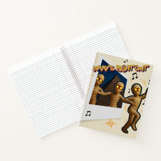 Carnet Sortie nocturne de la momie, dessin animé amusant