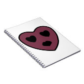 Carnet Sortie visage coeur (Côté Droit)
