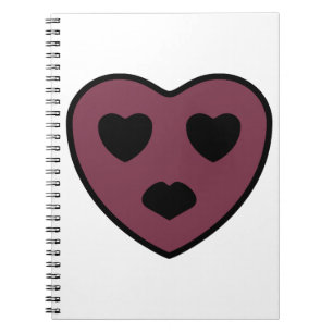Carnet Sortie visage coeur