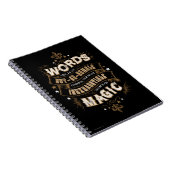 Carnet Sortilège Harry Potter | Les mots sont notre resso (Côté Droit)