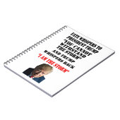 CARNET SORTIS DU SORT AU PRÉSIDENT TRUMP (Côté gauche)