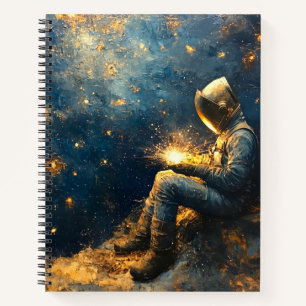 Carnet Soudeur de nuit étoilée - Art de soudure cosmique
