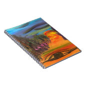 Carnet Soulful Horizon Hand Painted Design (Côté Droit)