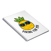 Carnet Soupirant pour vous Punir drôle de l'ananas  (Côté Droit)