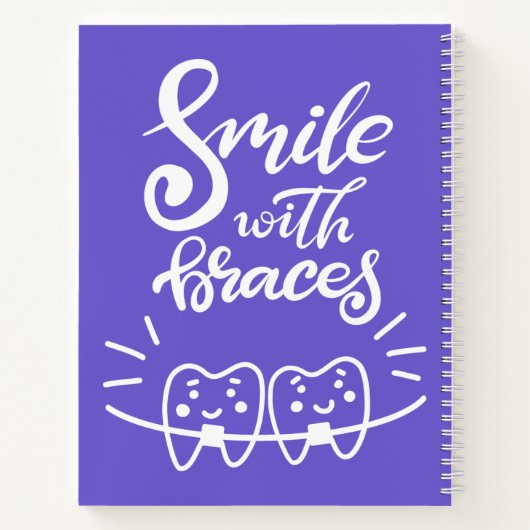 Carnet Souriez Avec Des Bracelets | Dents souriants (Dos)