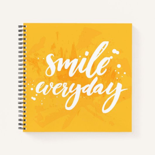 Carnet Souriez tous les jours (Devant)