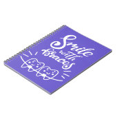 Carnet Sourire avec les dents de sourire des croisillons (Côté gauche)