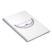 Carnet Sourire de chat de Cheshire (Côté Droit)