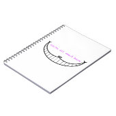 Carnet Sourire de chat de Cheshire (Côté gauche)